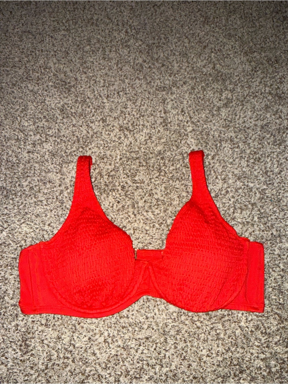 Women’s Smocked Underwire Bikini Top